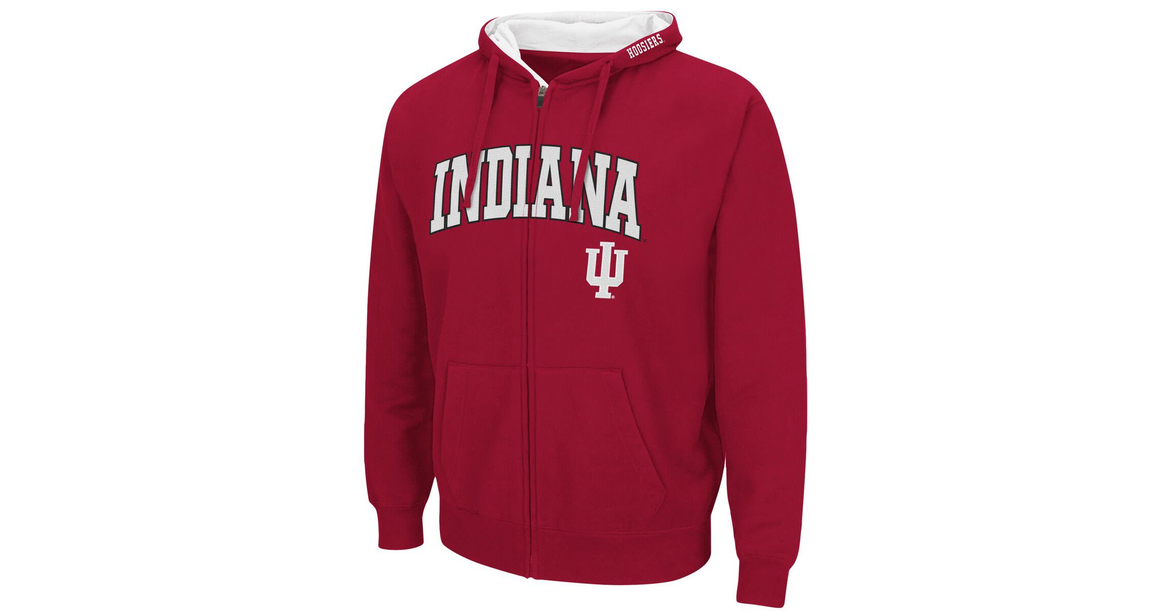 NCAA Indiana Hoosiers Arch & Logo 3.0 Full-Zip Hoodie