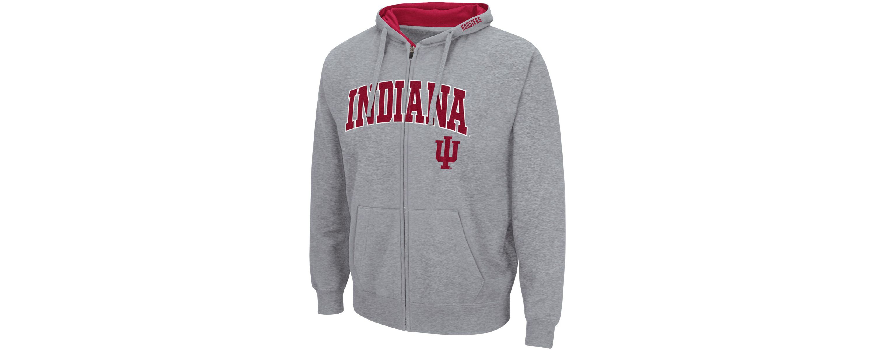 NCAA ed Indiana Hoosiers Arch & Logo 3.0 Full-Zip Hoodie