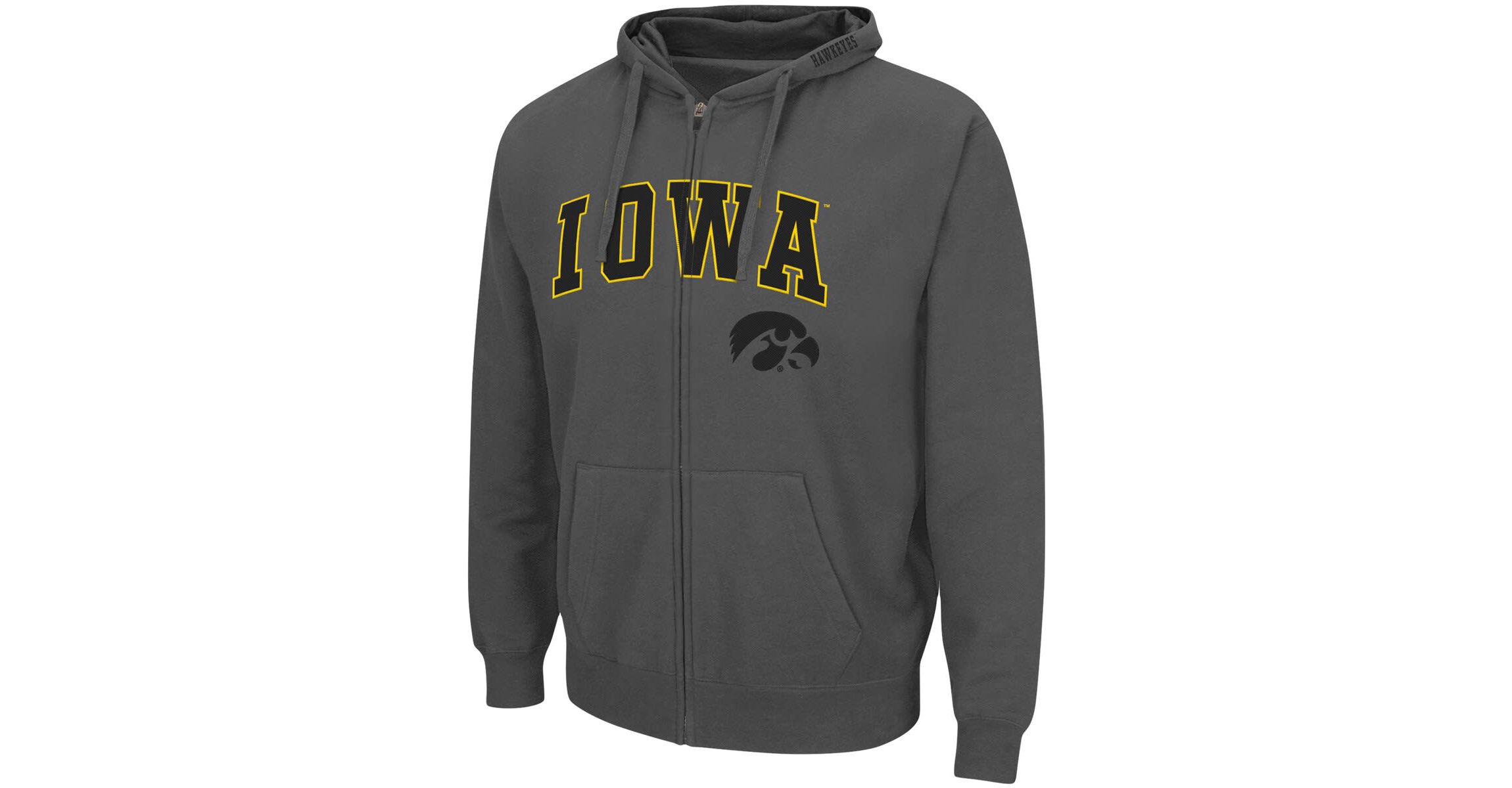 NCAA Iowa Hawkeyes Arch & Logo 3.0 Full-Zip Hoodie