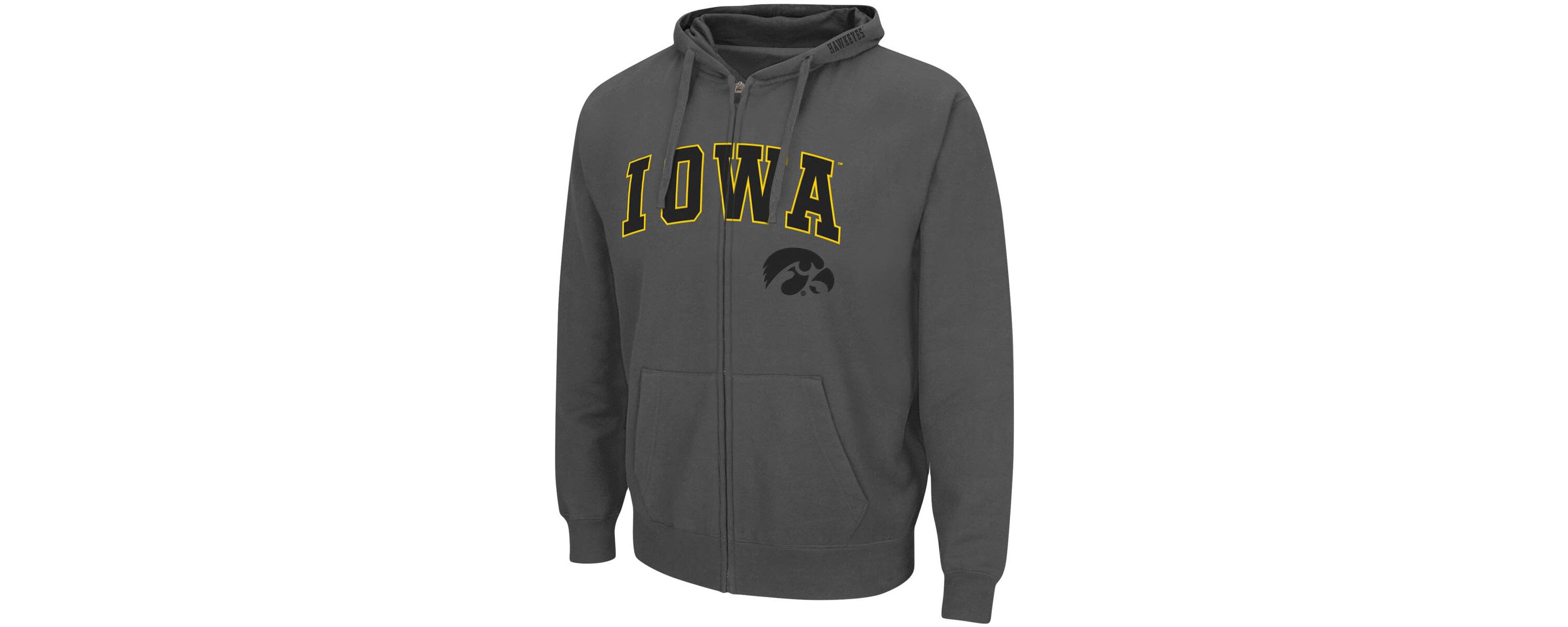 NCAA Iowa Hawkeyes Arch & Logo 3.0 Full-Zip Hoodie