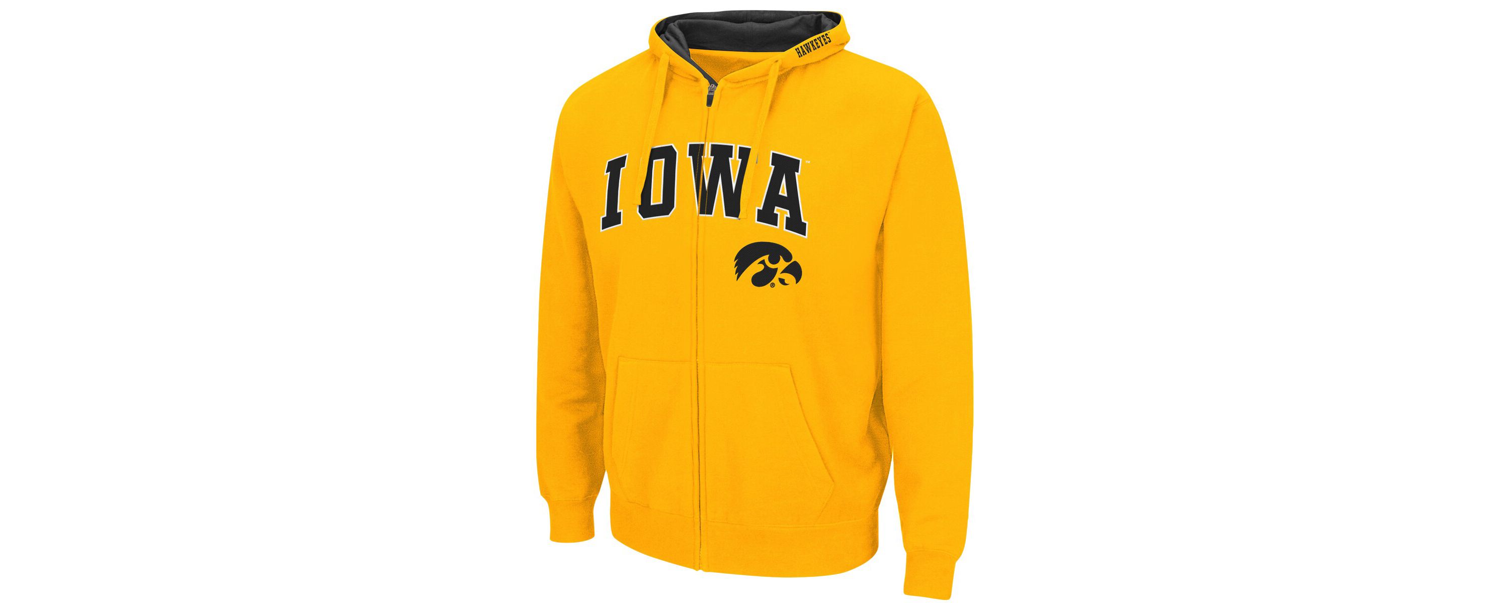 NCAA Iowa Hawkeyes Arch & Logo 3.0 Full-Zip Hoodie