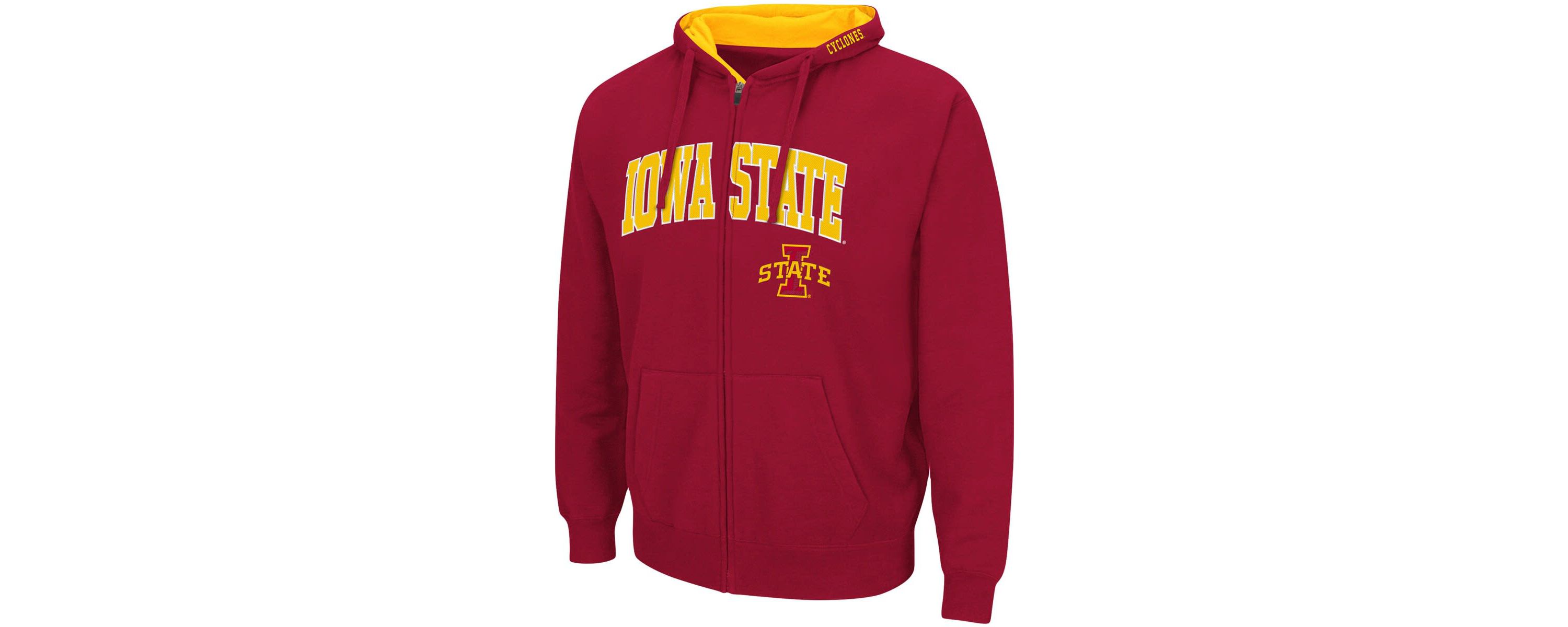 NCAA Iowa State Cyclones Arch & Logo 3.0 Full-Zip Hoodie