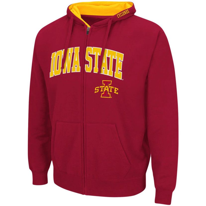 NCAA Iowa State Cyclones Arch & Logo 3.0 Full-Zip Hoodie