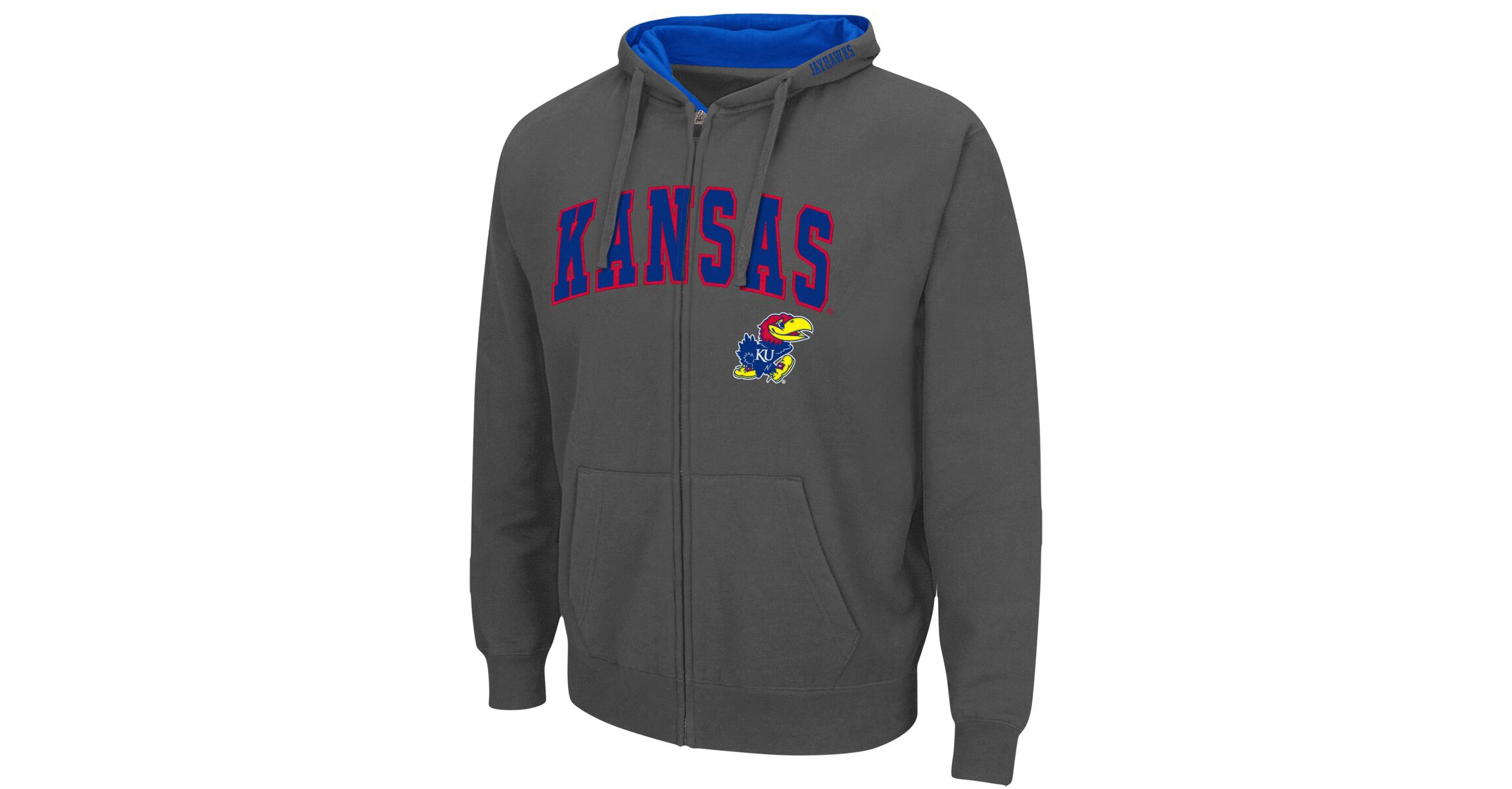NCAA Kansas Jayhawks Arch & Logo 3.0 Full-Zip Hoodie