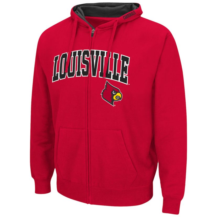 NCAA Louisville Cardinals Arch & Logo 3.0 Full-Zip Hoodie