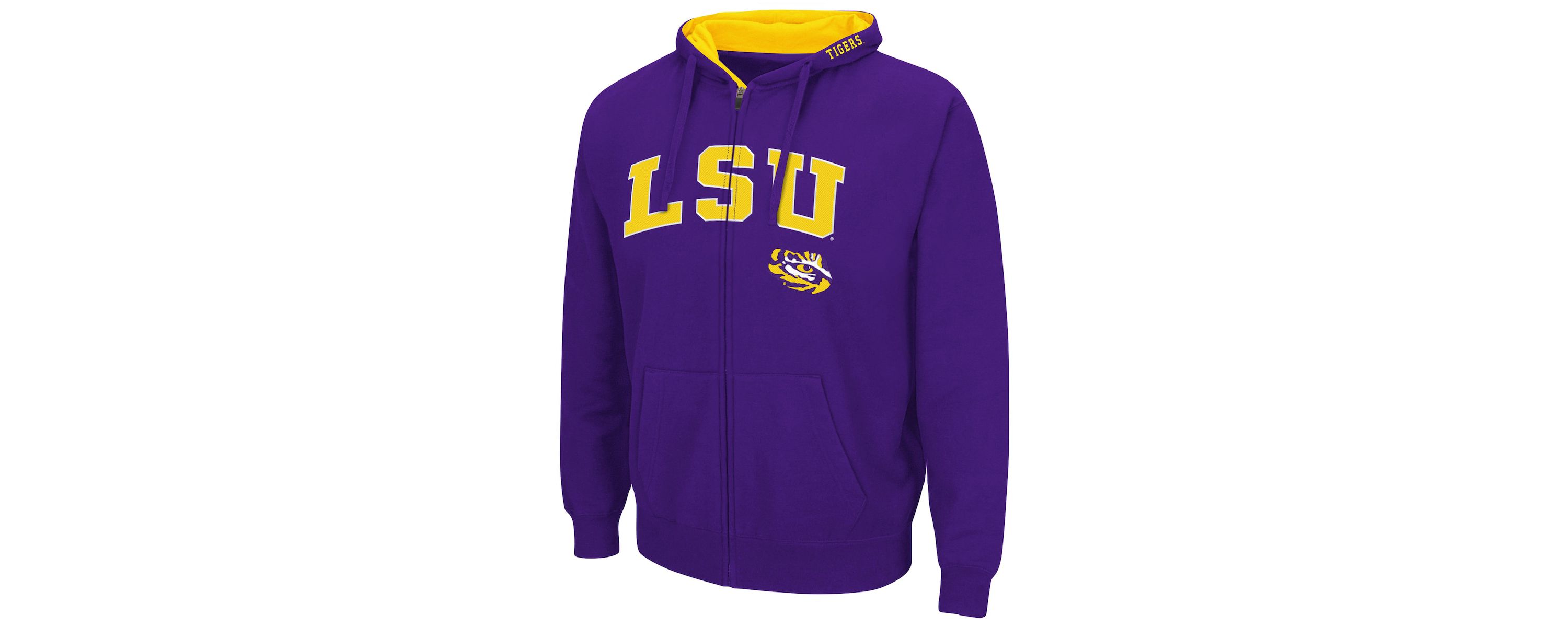 NCAA LSU Tigers Arch & Logo 3.0 Full-Zip Hoodie