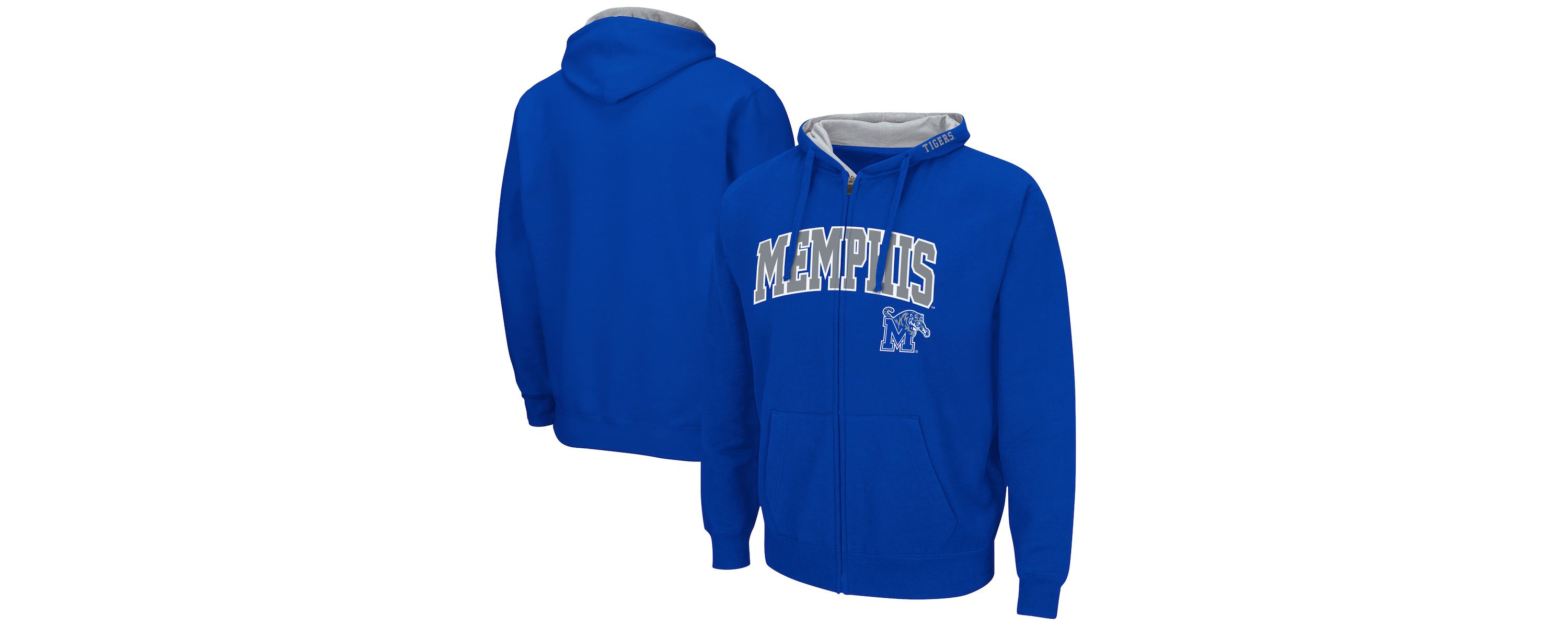 NCAA Memphis Tigers Arch & Logo 3.0 Full-Zip Hoodie
