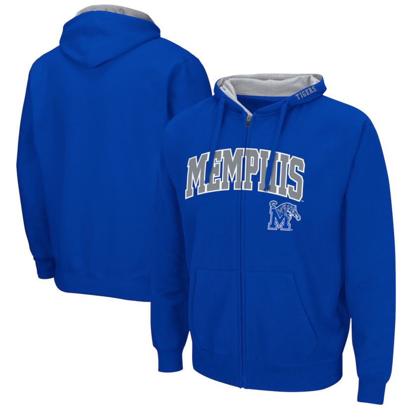NCAA Memphis Tigers Arch & Logo 3.0 Full-Zip Hoodie
