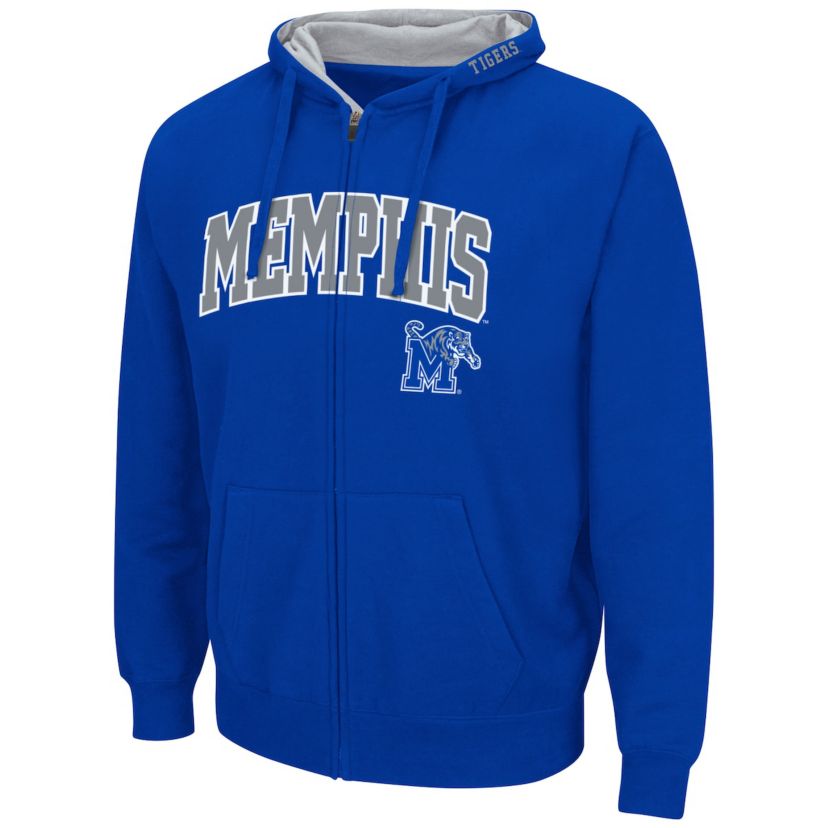 NCAA Memphis Tigers Arch & Logo 3.0 Full-Zip Hoodie
