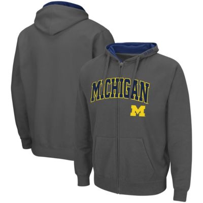 NCAA Michigan Wolverines Arch & Logo 3.0 Full-Zip Hoodie