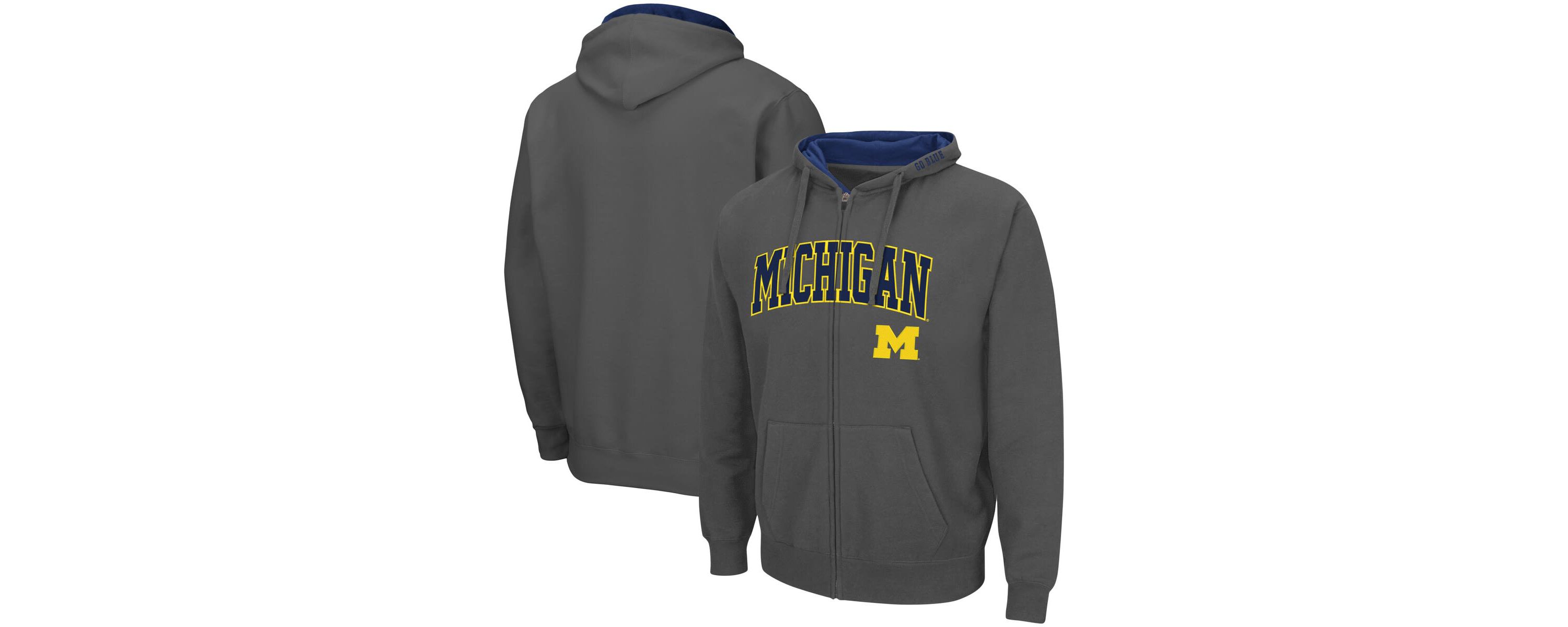 NCAA Michigan Wolverines Arch & Logo 3.0 Full-Zip Hoodie