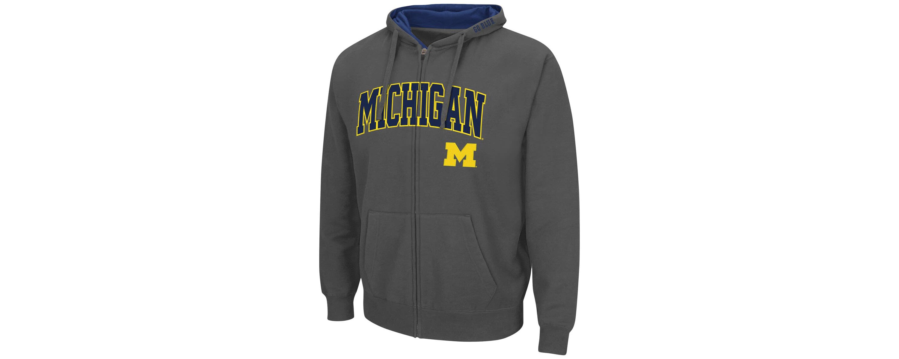 NCAA Michigan Wolverines Arch & Logo 3.0 Full-Zip Hoodie