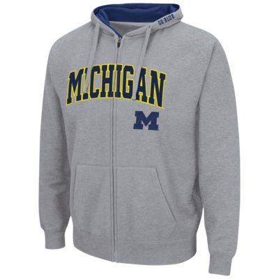 NCAA ed Michigan Wolverines Arch & Logo 3.0 Full-Zip Hoodie