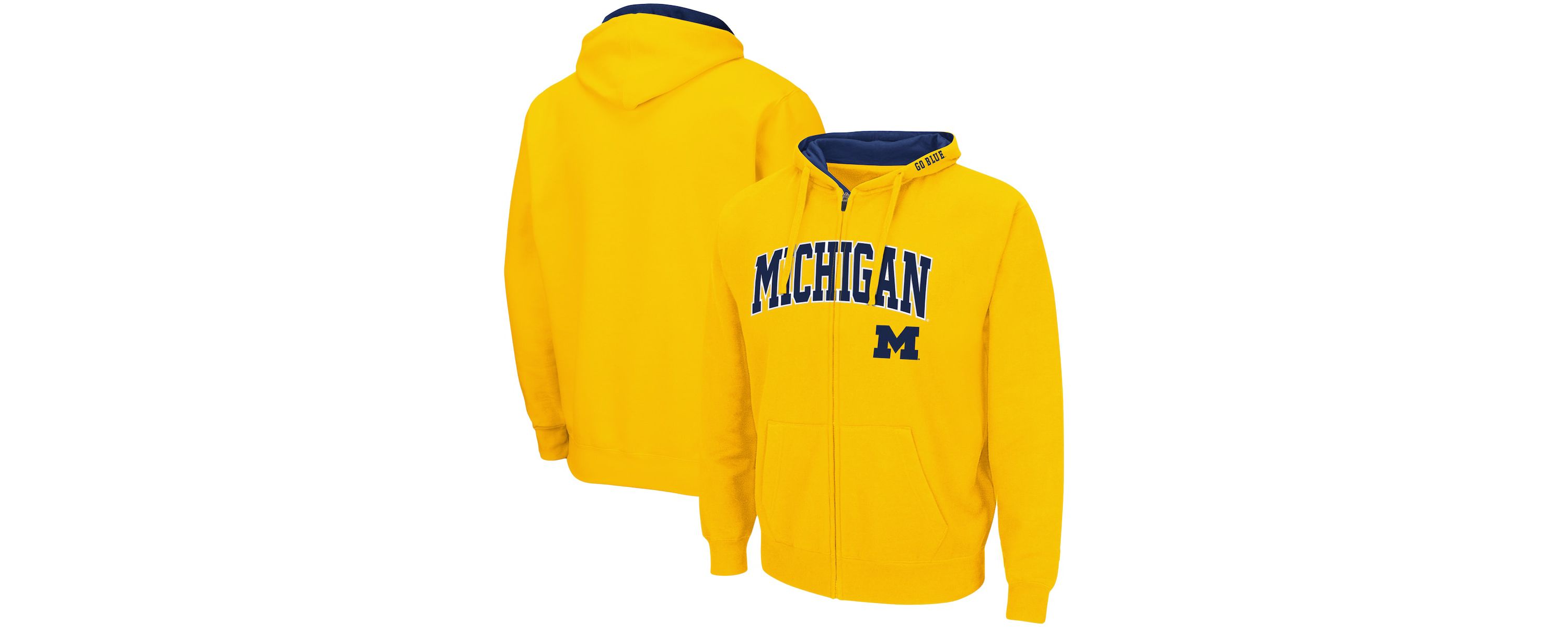 NCAA Michigan Wolverines Arch & Logo 3.0 Full-Zip Hoodie