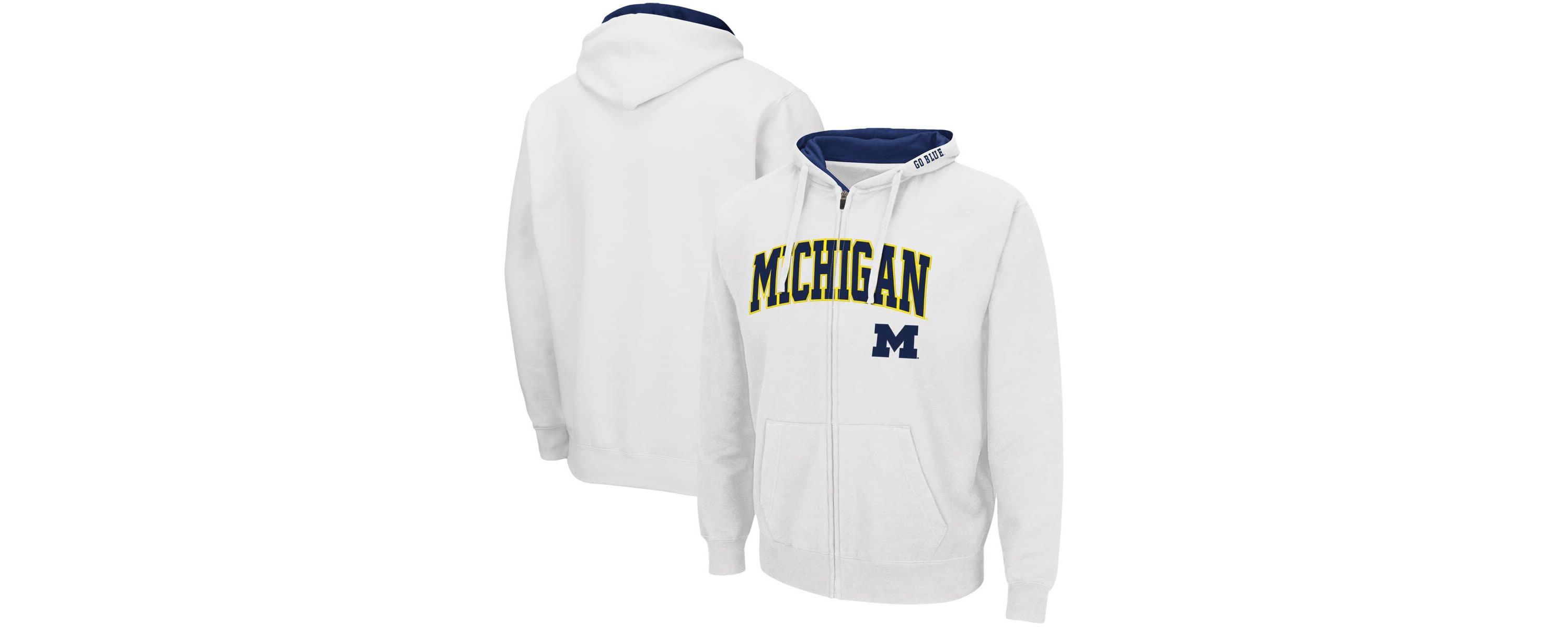 NCAA Michigan Wolverines Arch & Logo 3.0 Full-Zip Hoodie