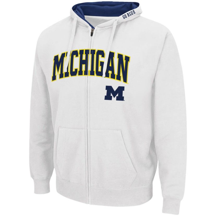NCAA Michigan Wolverines Arch & Logo 3.0 Full-Zip Hoodie