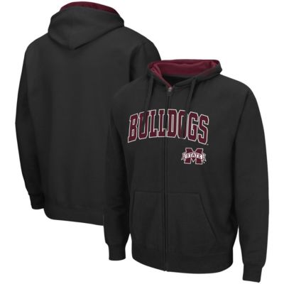 NCAA Mississippi State Bulldogs Arch & Logo 3.0 Full-Zip Hoodie