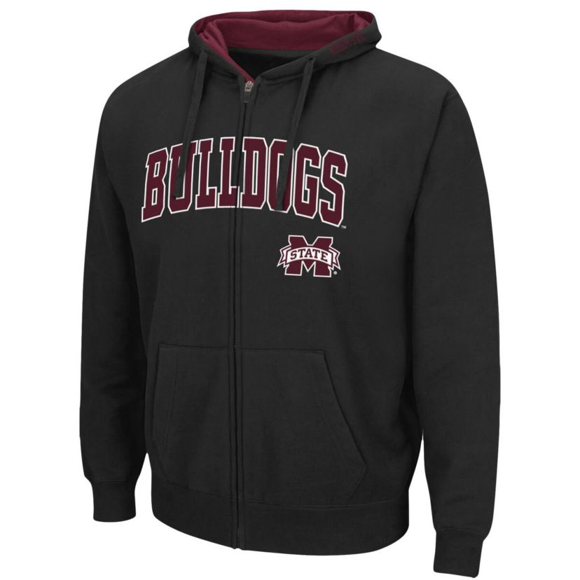 NCAA Mississippi State Bulldogs Arch & Logo 3.0 Full-Zip Hoodie