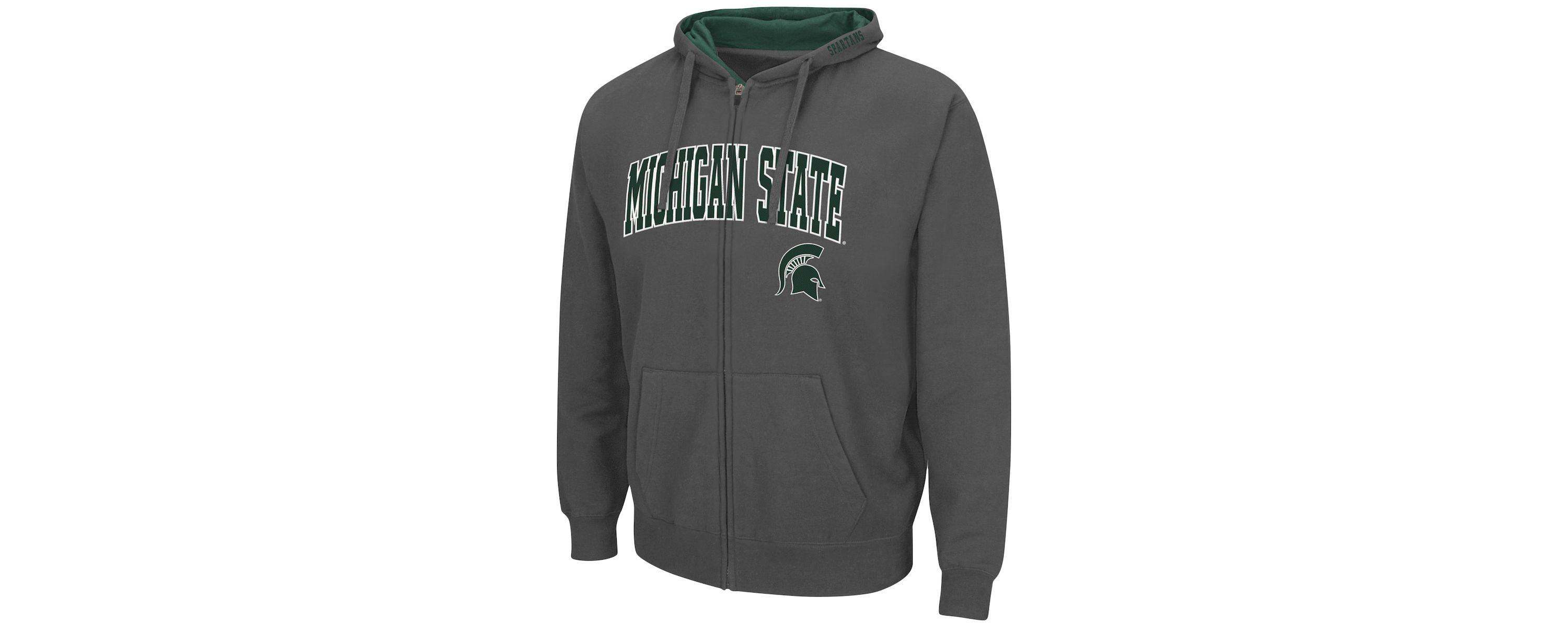 NCAA Michigan State Spartans Arch & Logo 3.0 Full-Zip Hoodie