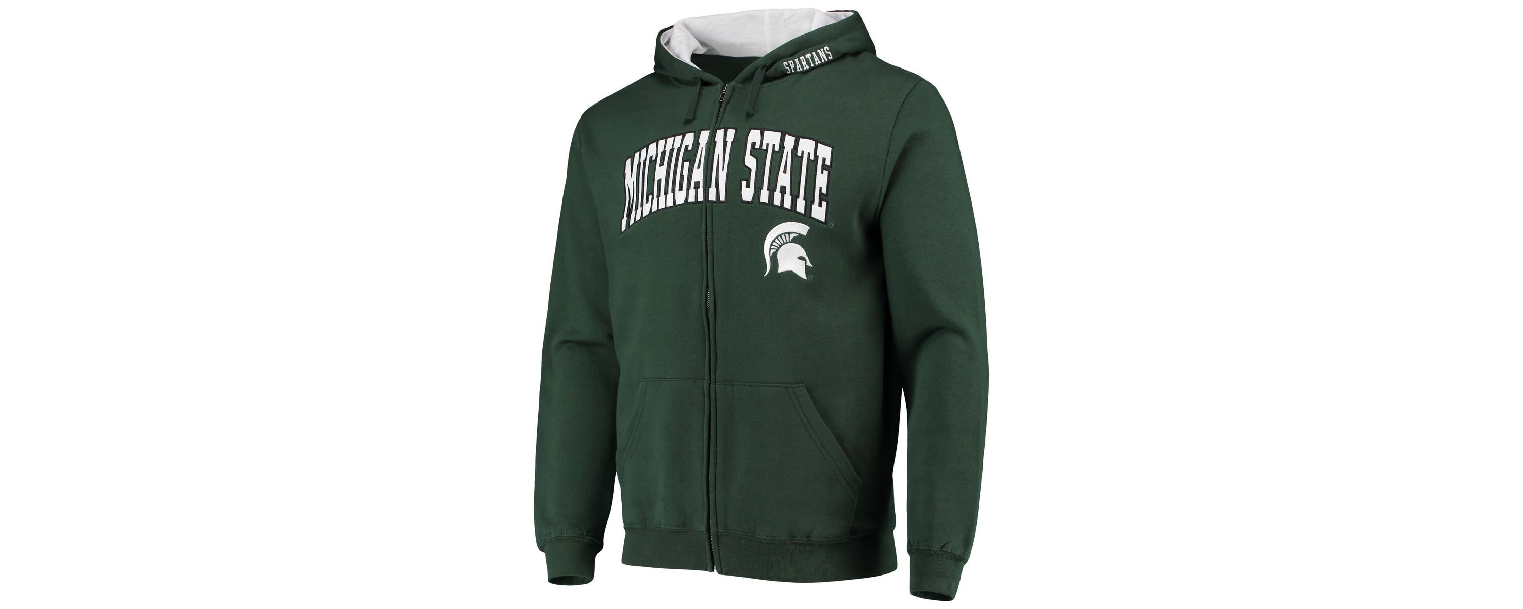 NCAA Michigan State Spartans Arch & Logo 3.0 Full-Zip Hoodie