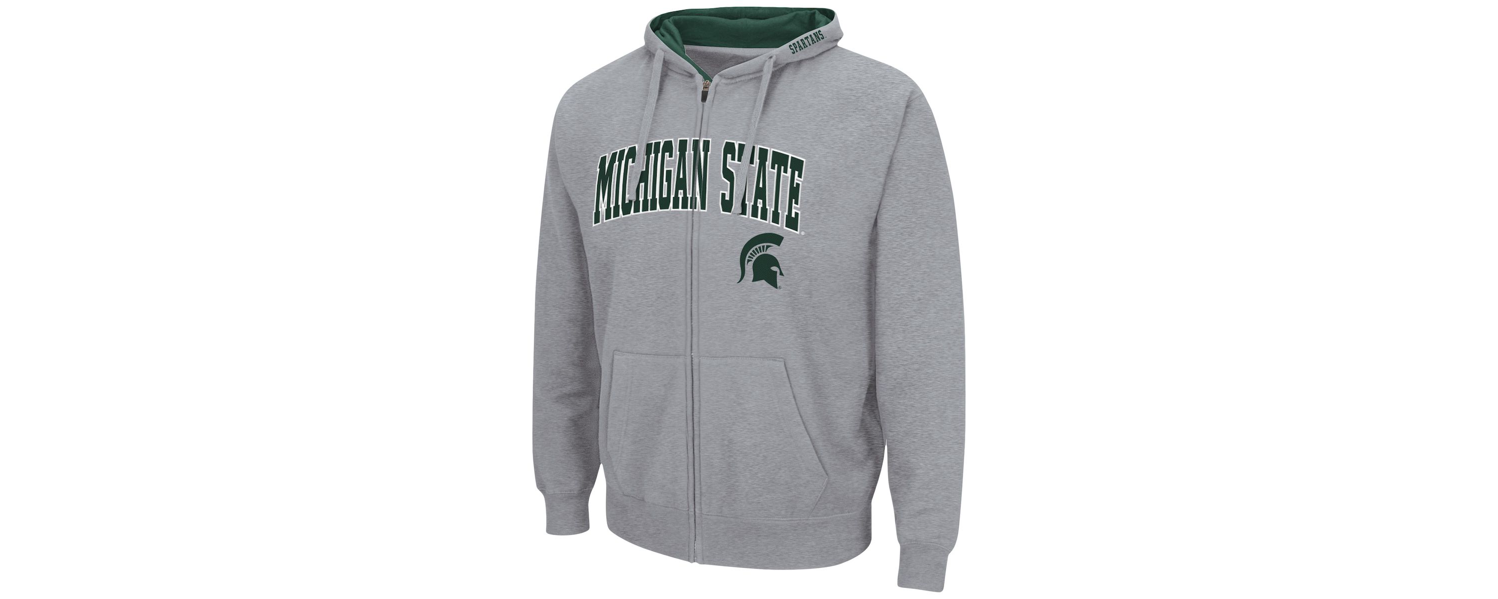 NCAA ed Michigan State Spartans Arch & Logo 3.0 Full-Zip Hoodie