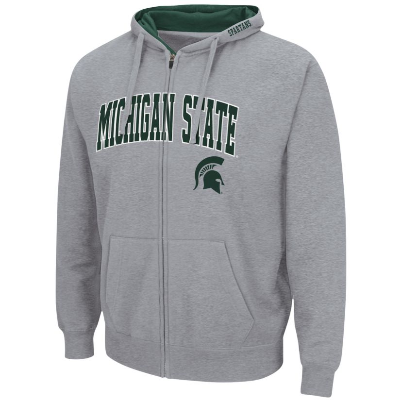 NCAA ed Michigan State Spartans Arch & Logo 3.0 Full-Zip Hoodie