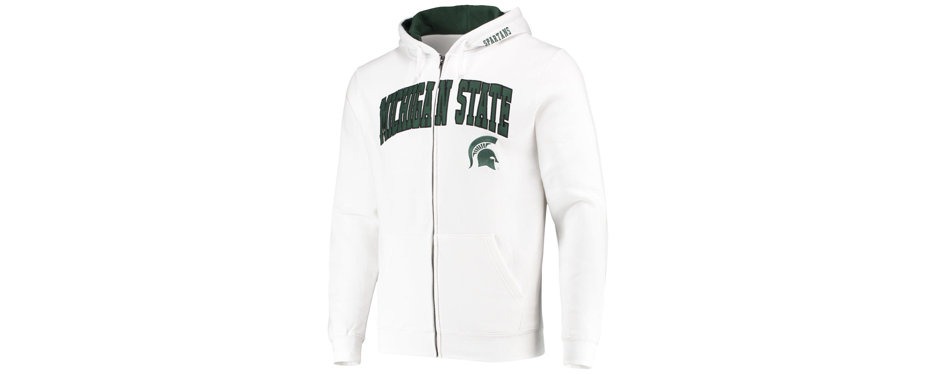NCAA Michigan State Spartans Arch & Logo 3.0 Full-Zip Hoodie