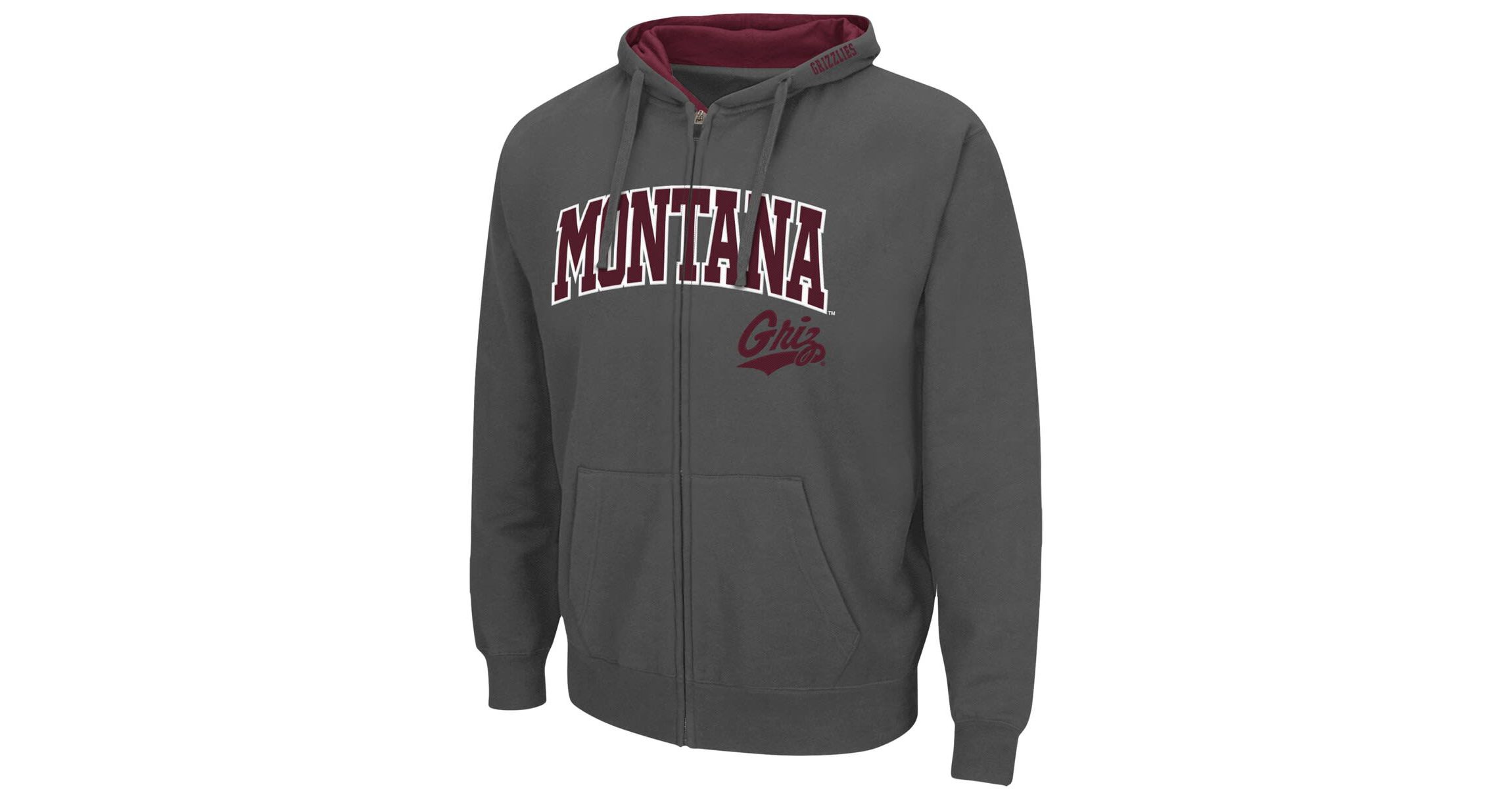 NCAA Montana Grizzlies Arch & Logo 3.0 Full-Zip Hoodie