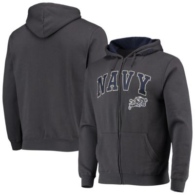 Navy Midshipmen NCAA Arch & Logo 3.0 Full-Zip Hoodie