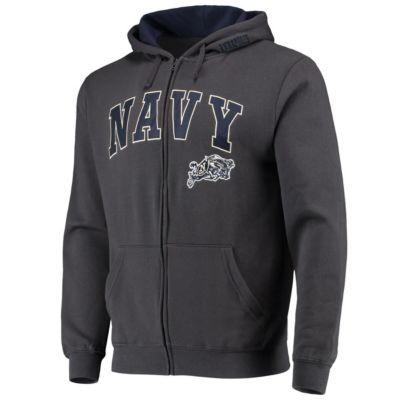 Navy Midshipmen NCAA Arch & Logo 3.0 Full-Zip Hoodie