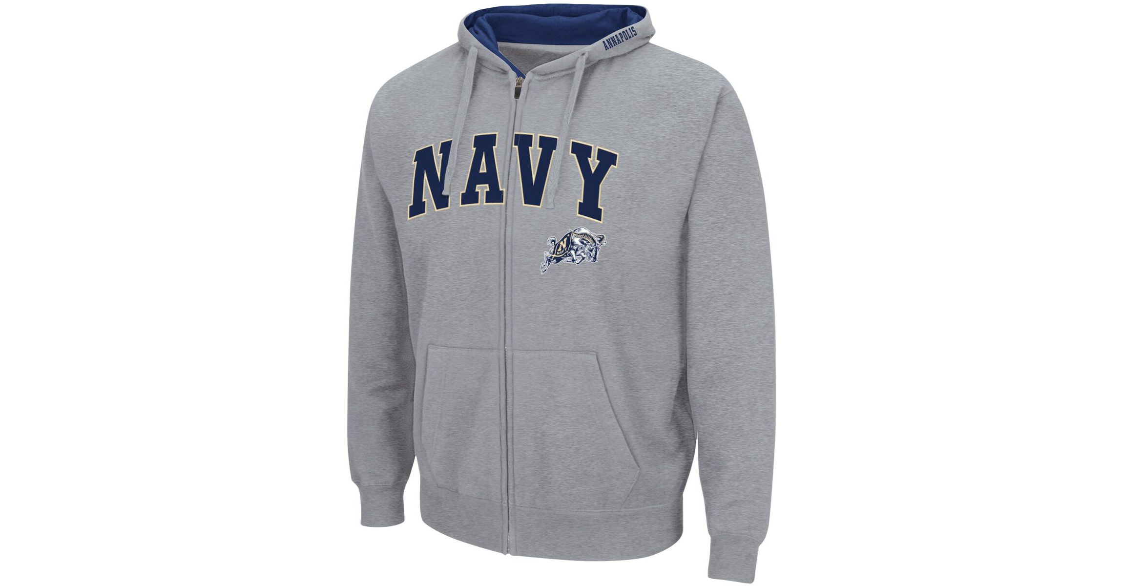 Navy Midshipmen NCAA ed Midshipmen Arch & Logo 3.0 Full-Zip Hoodie