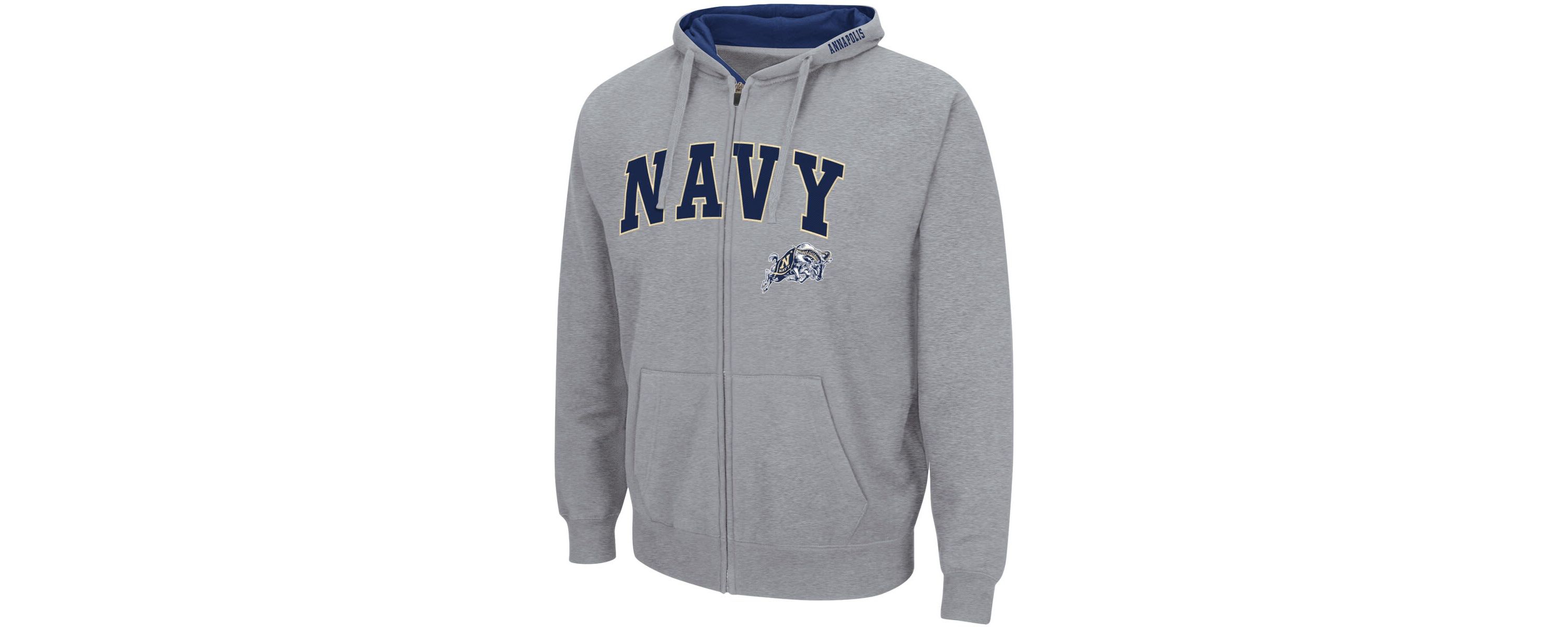 Navy Midshipmen NCAA ed Midshipmen Arch & Logo 3.0 Full-Zip Hoodie