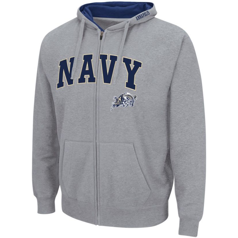 Navy Midshipmen NCAA ed Midshipmen Arch & Logo 3.0 Full-Zip Hoodie