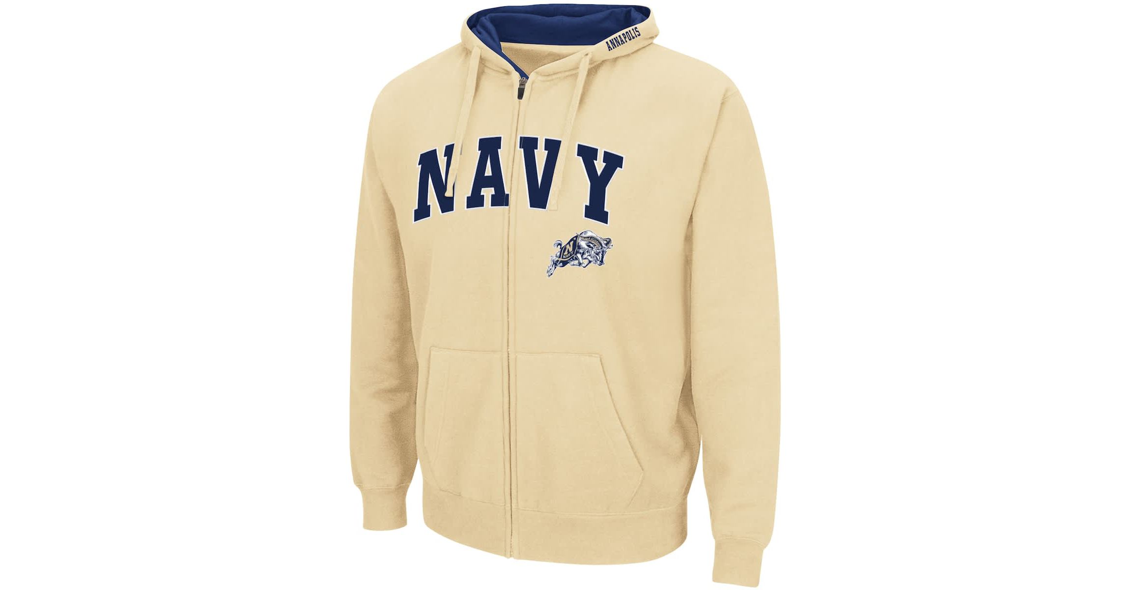 Navy Midshipmen NCAA Midshipmen Arch & Logo 3.0 Full-Zip Hoodie