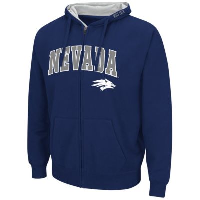 NCAA Nevada Wolf Pack Arch & Logo 3.0 Full-Zip Hoodie