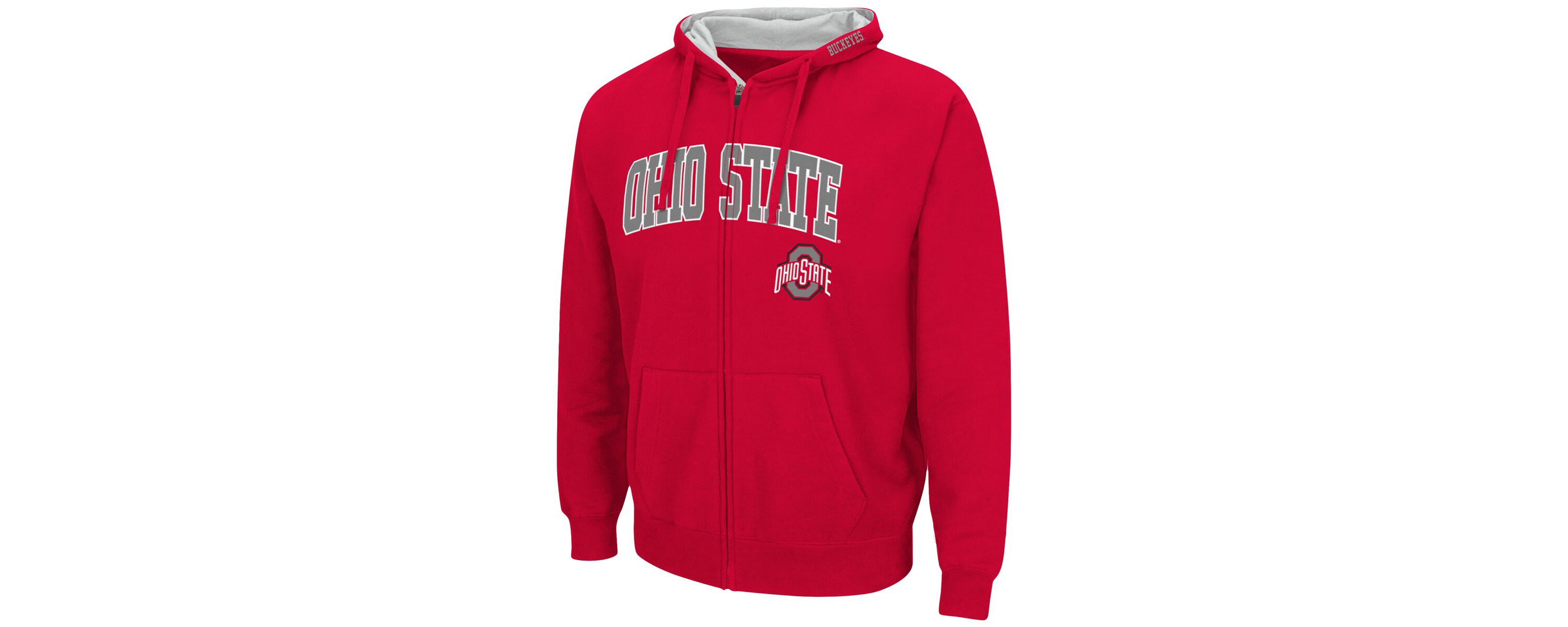 NCAA Ohio State Buckeyes Arch & Logo 3.0 Full-Zip Hoodie