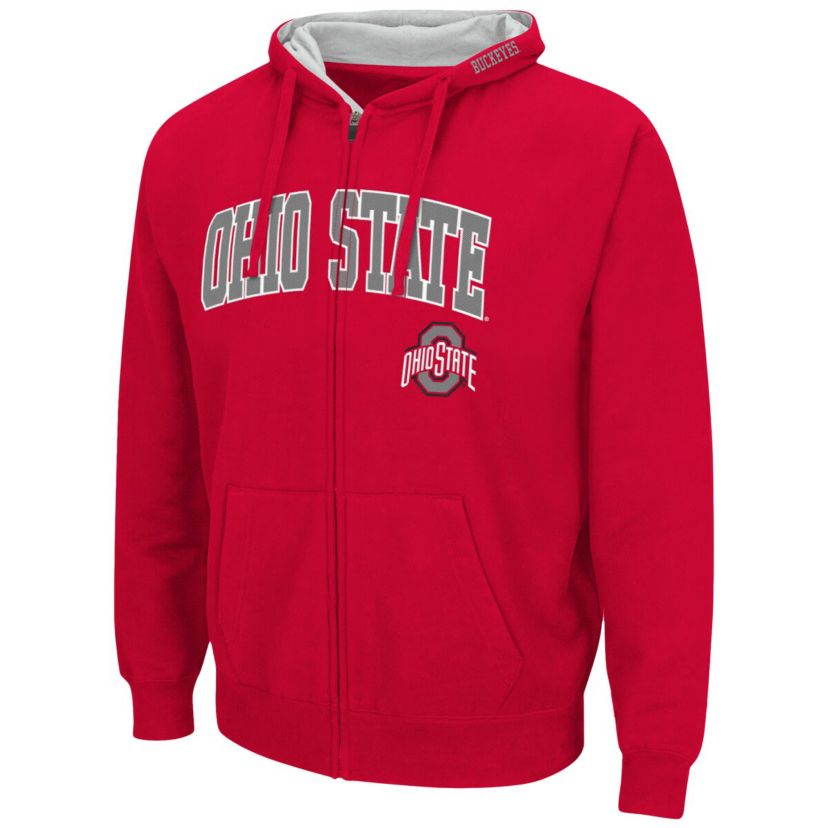 NCAA Ohio State Buckeyes Arch & Logo 3.0 Full-Zip Hoodie