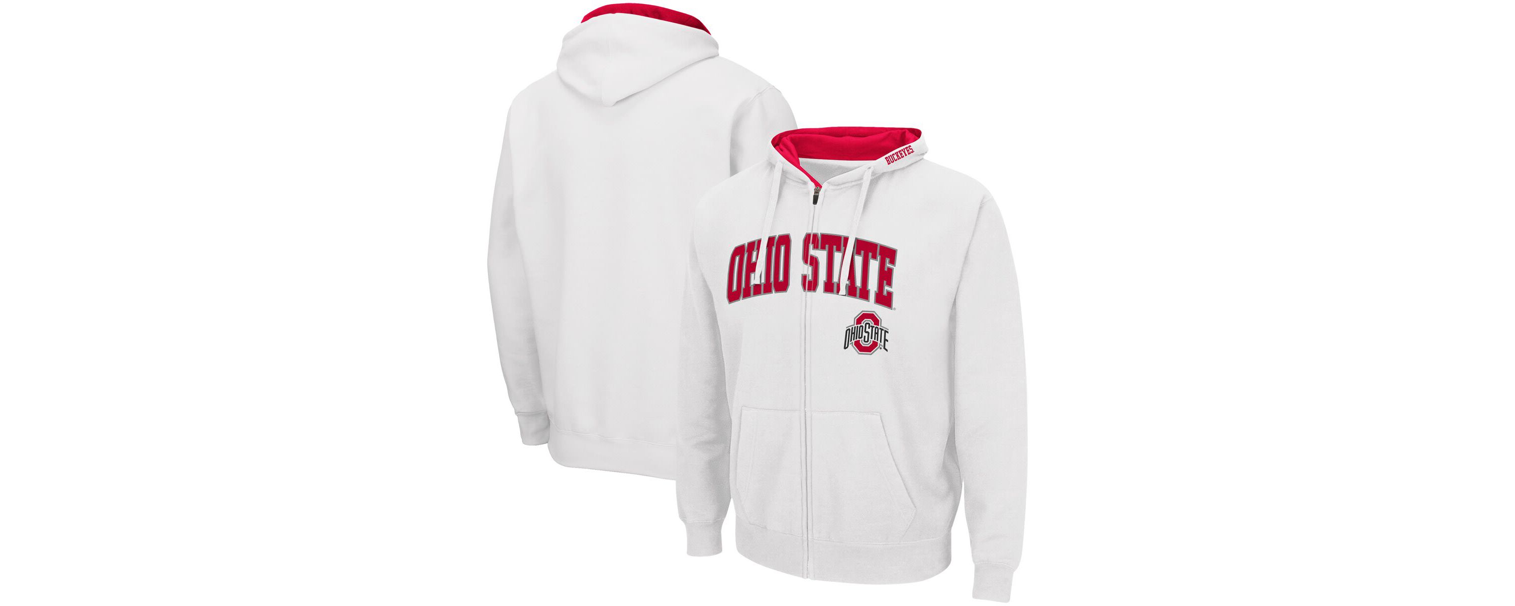 NCAA Ohio State Buckeyes Arch & Logo 3.0 Full-Zip Hoodie
