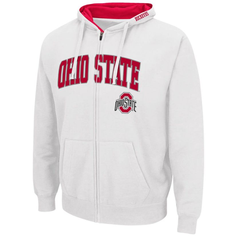 NCAA Ohio State Buckeyes Arch & Logo 3.0 Full-Zip Hoodie