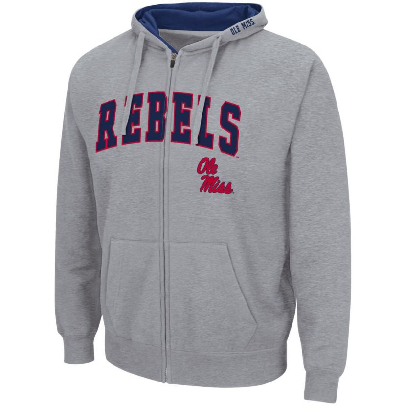 NCAA ed Ole Miss Rebels Arch & Logo 3.0 Full-Zip Hoodie