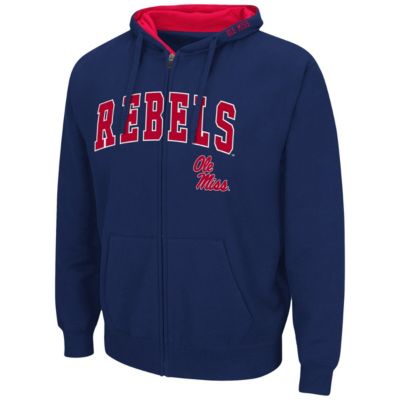 NCAA Ole Miss Rebels Arch & Logo 3.0 Full-Zip Hoodie