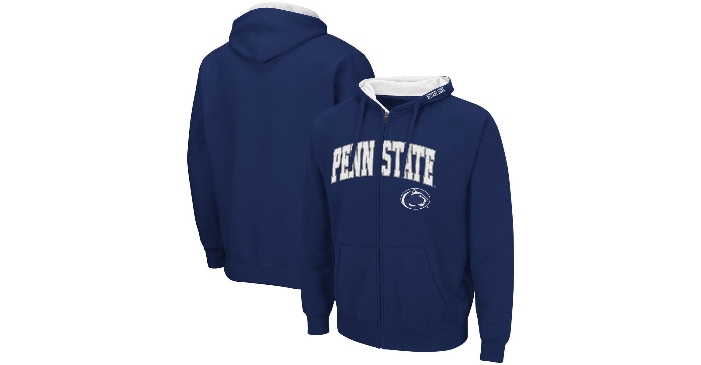 NCAA Penn State Nittany Lions Arch & Logo 3.0 Full-Zip Hoodie