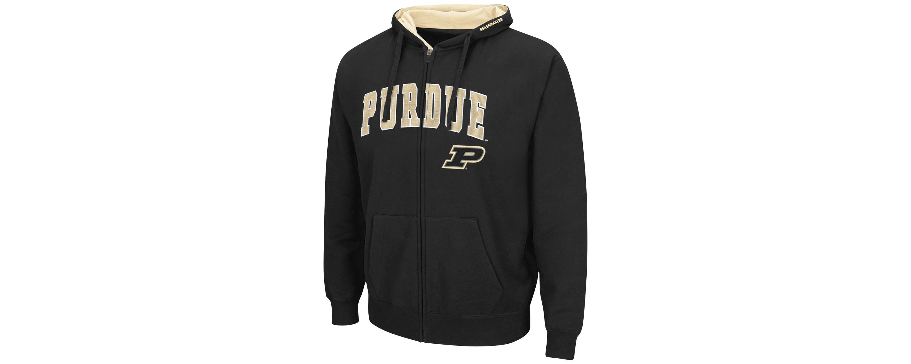 NCAA Purdue Boilermakers Arch & Logo 3.0 Full-Zip Hoodie