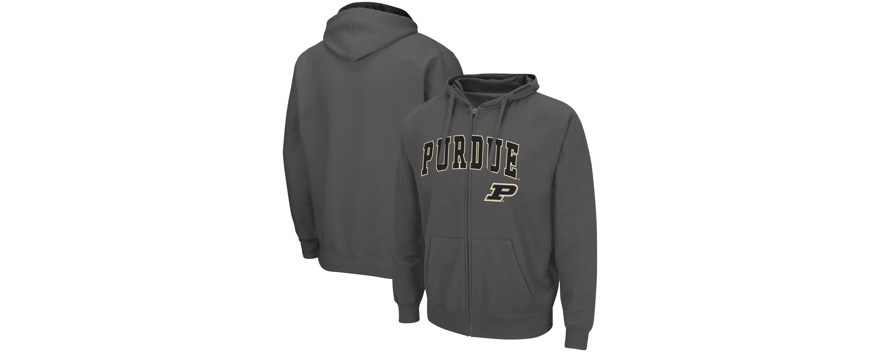 NCAA Purdue Boilermakers Arch & Logo 3.0 Full-Zip Hoodie