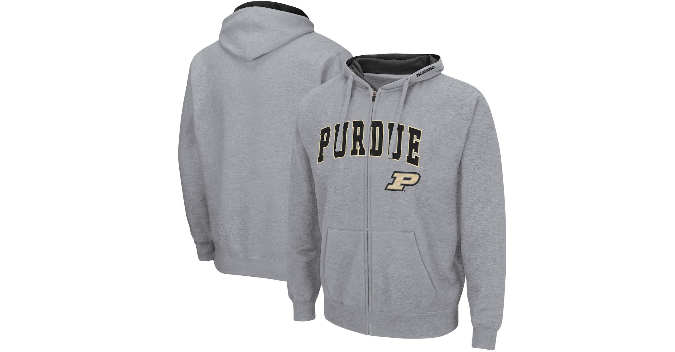 NCAA ed Purdue Boilermakers Arch & Logo 3.0 Full-Zip Hoodie