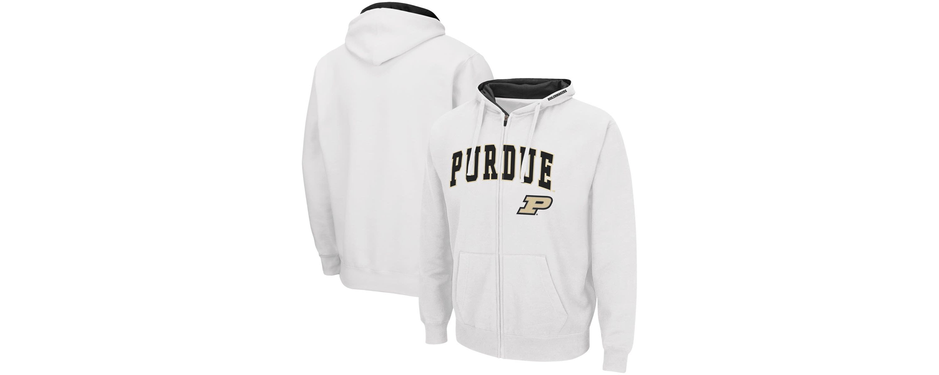 NCAA Purdue Boilermakers Arch & Logo 3.0 Full-Zip Hoodie