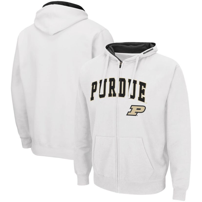 NCAA Purdue Boilermakers Arch & Logo 3.0 Full-Zip Hoodie