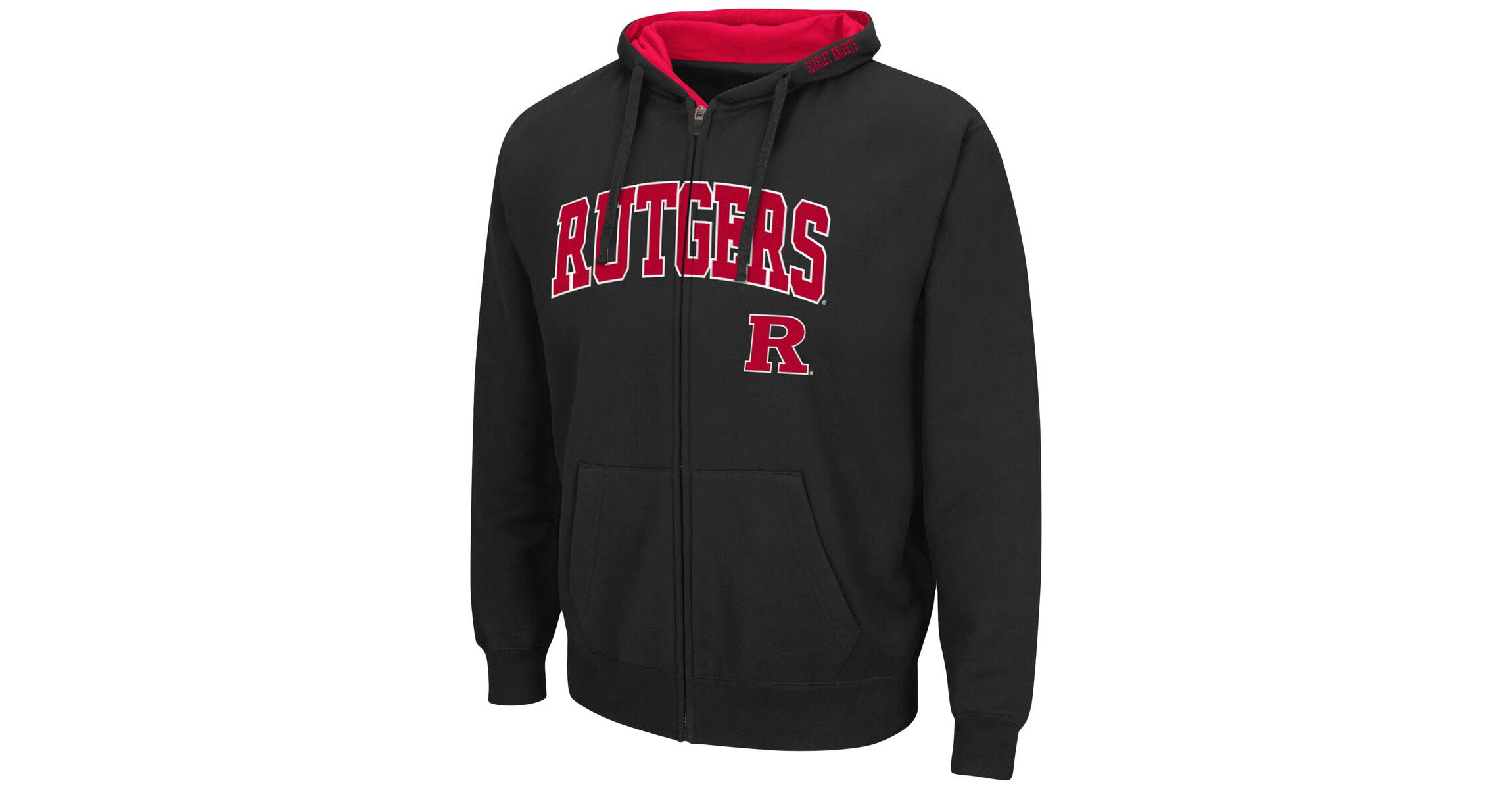 Rutgers Scarlet Knights NCAA Rutgers Knights Arch & Logo 3.0 Full-Zip Hoodie
