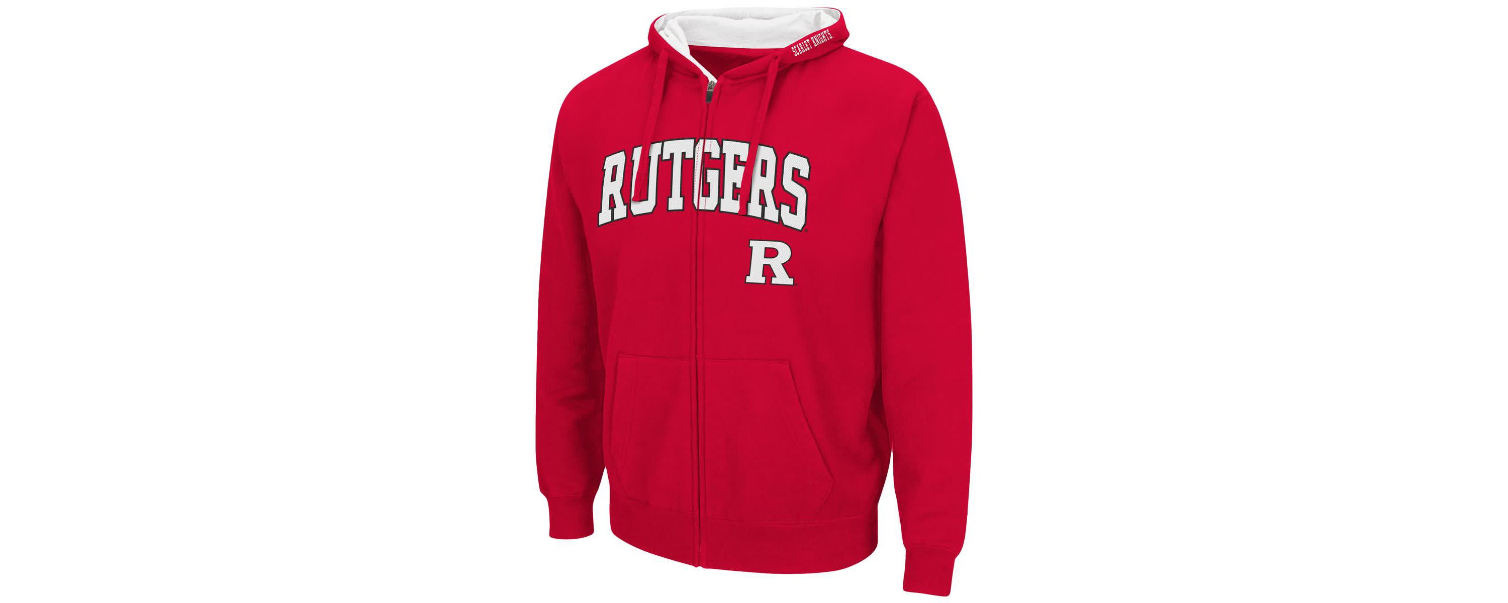 Rutgers Scarlet Knights NCAA Rutgers Knights Arch & Logo 3.0 Full-Zip Hoodie