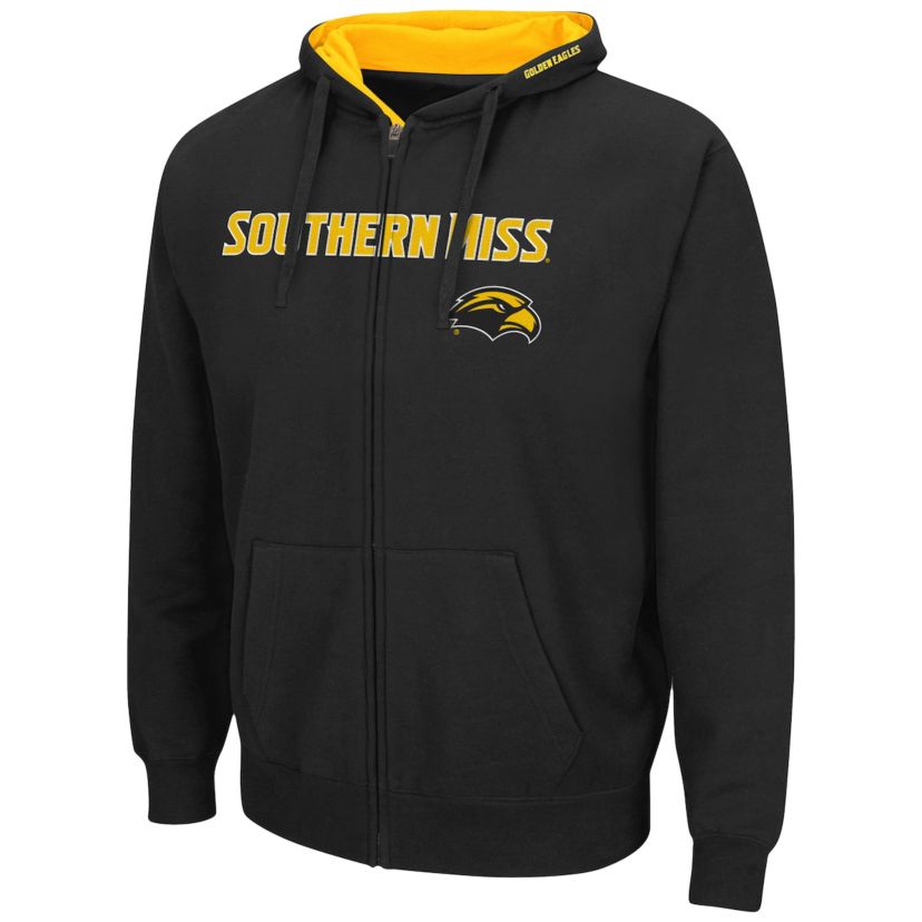 NCAA Southern Miss Golden Eagles Arch & Logo 3.0 Full-Zip Hoodie